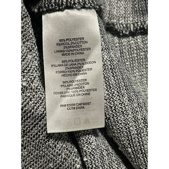 Isaac Mizrahi New York Tweed Short Sleeve Dress Black/White Size Small - Picture 6 of 9